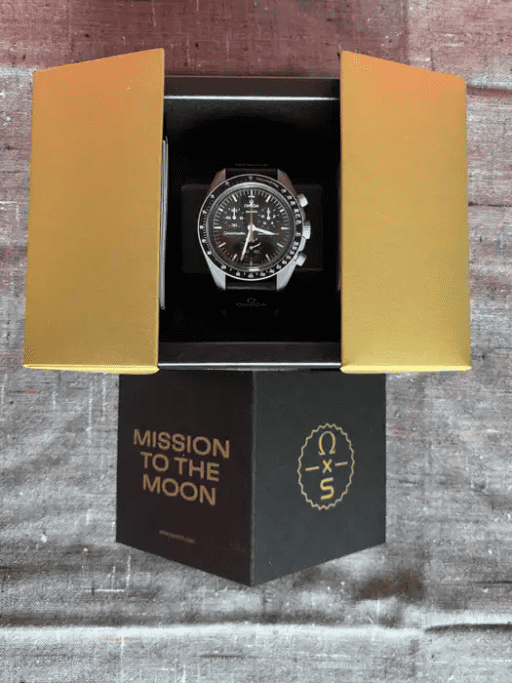 Swatch x Omega Bioceramic Moonswatch Mission To Moonshine Gold - Image 3