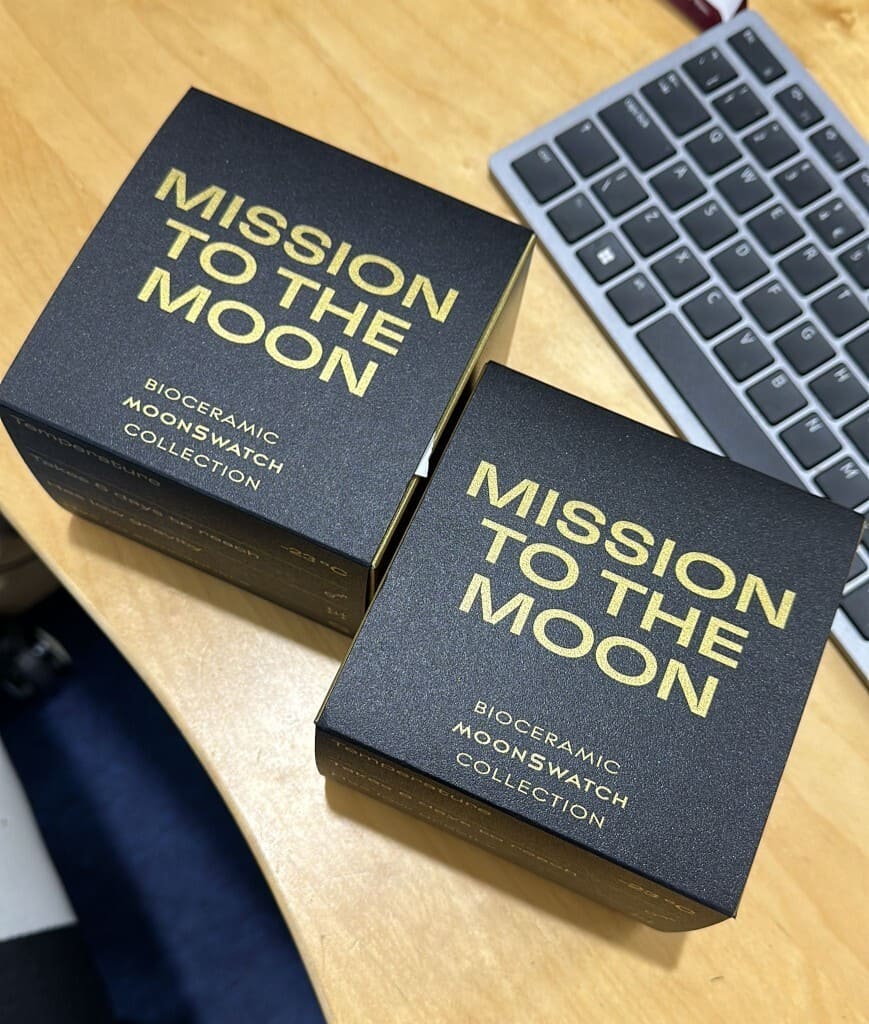 Swatch x Omega Bioceramic Moonswatch Mission To Moonshine Gold - Image 4