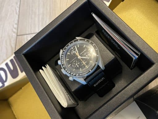 Swatch x Omega Bioceramic Moonswatch Mission To Moonshine Gold - Image 5