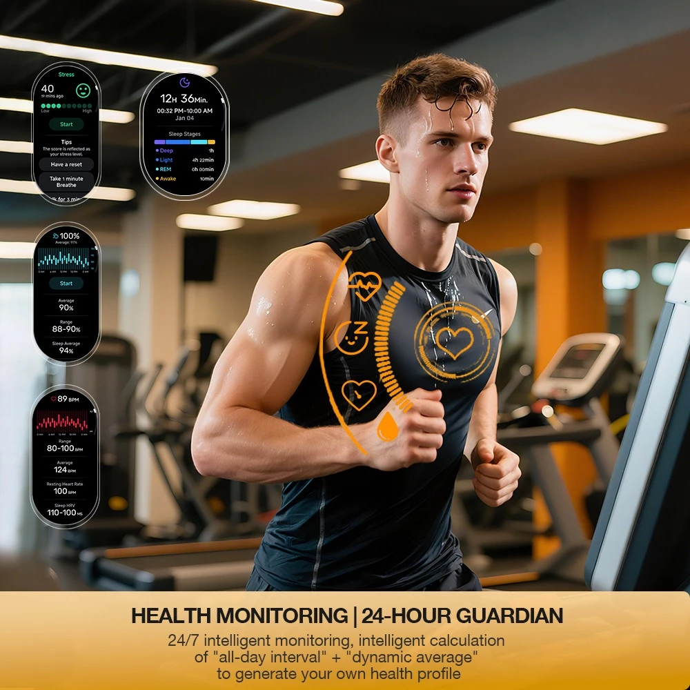 Aolon Navi R3 Ultra GPS Smart Watch 42mm Amoled Display Connect Bluetooth Earphone 3ATM Waterproof Swimming Smartwatch - Image 5