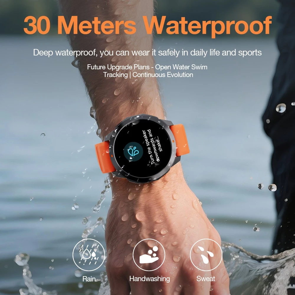 Aolon Navi R3 Ultra GPS Smart Watch 42mm Amoled Display Connect Bluetooth Earphone 3ATM Waterproof Swimming Smartwatch - Image 8