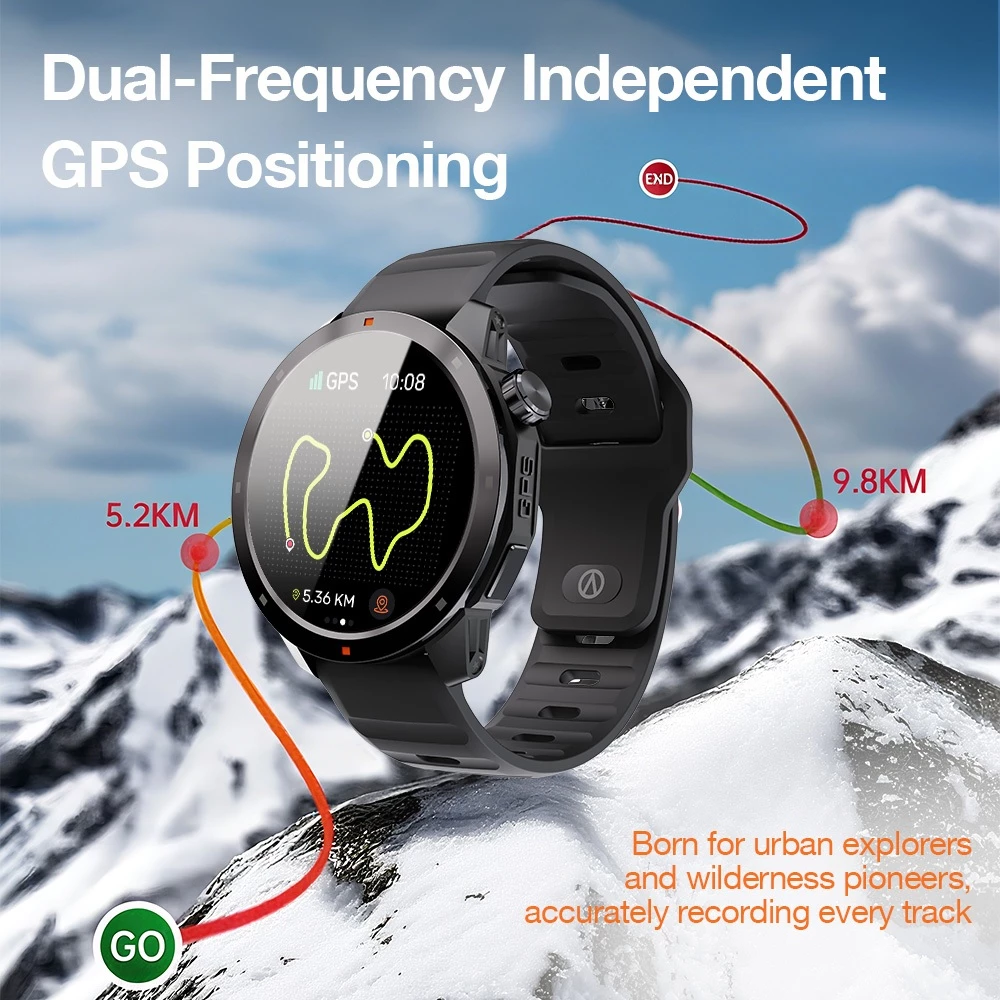 Aolon Navi R3 Ultra GPS Smart Watch 42mm Amoled Display Connect Bluetooth Earphone 3ATM Waterproof Swimming Smartwatch - Image 6